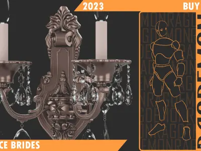 Sconce Brides 3D model