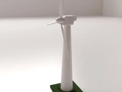 Wind Turbine 3D model
