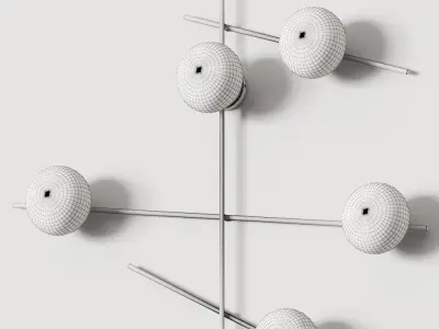 Miloox Mikado 5 Wall Lamp 3D model