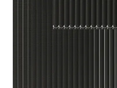 vertical blinds in 4 color  3D model