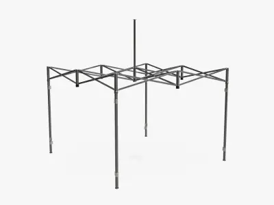 Display tent mockup 05 3D model