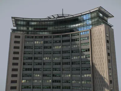 Empress State Building London Low-poly 3D model