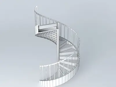 Spiral Staircase Free 3D model