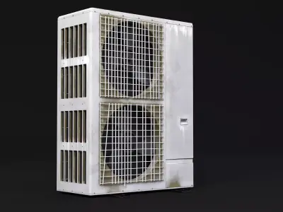 Old Heat Pump 3D model