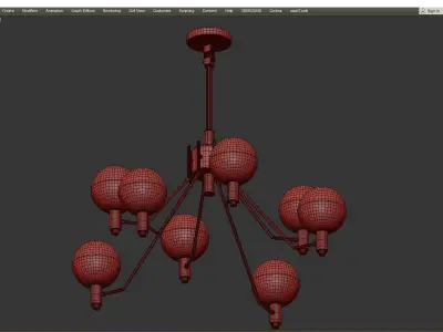 TUM pendant Low-poly 3D model