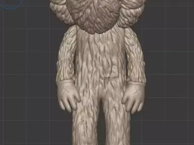 KAWS BFF  3D model
