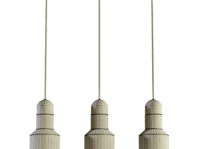 Lampatron Jazz Stone pendant lamp 3D model