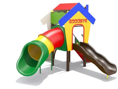Playhouse Playground Low-poly 3D model