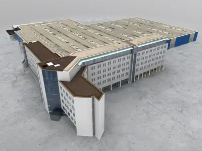 EDDF Storage 5 Low-poly 3D model