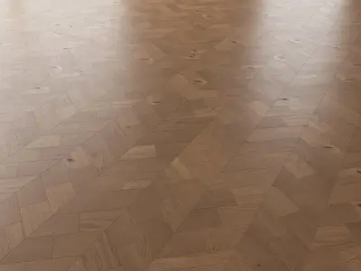  Parquet Oak Nut Brushed set 6 3D model