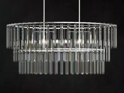 Nessa Round Chandelier by Arteriors Home 3D model