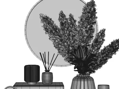 Decor set 3 3D model