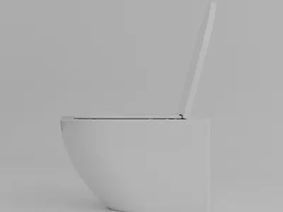  Mounted Urinal - High-Quality Architectural Asset Low-poly 3D model