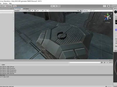 Low Poly Sci-Fi Bracelet C3PO Low-poly 3D model