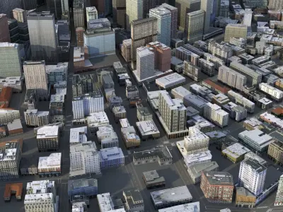 City 84 Low-poly 3D model