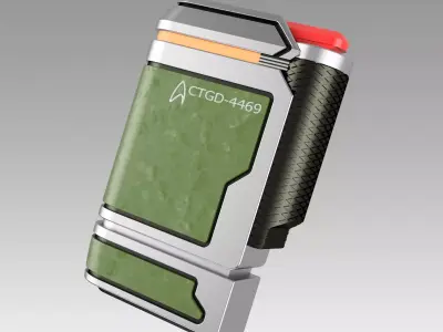 Star Trek Beyond Light-up cargo transponder 3D print model