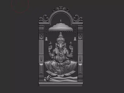 Ganesh model CNC design 3D print model
