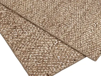 Carpet set 3233 - Hand-Woven Jute Rug - 5K 3D model