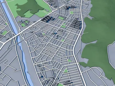 Gyeongju South Korea Ancient Silla Capital Historical Landmarks  3D model