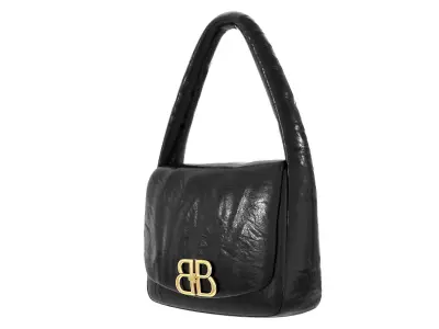 Balenciaga Monaco Small Sling Bag Black Low-poly 3D model