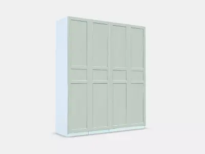 PAX  FLISBERGET Wardrobe Low-poly 3D model