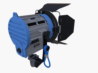 ARRI 650 Low-poly 3D model