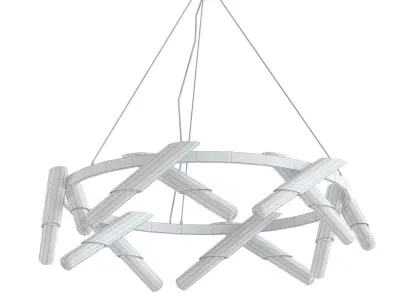 Daron Metal Chandelier 3D model