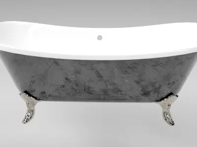 Penhaglion Clawfoot Tub Low-poly 3D model