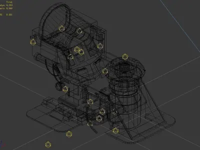 Functional mechanical object 08 3D model