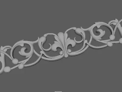 Decor for furniture 3D model 38