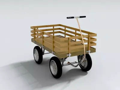 laos Kids Wagon 3D model