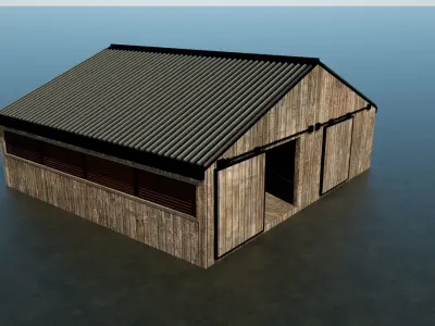 Edwardian Timber Store Free low-poly 3D model