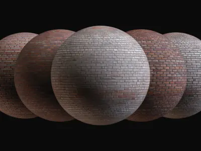 Brooklyn Brick PBR Material Pack Vol 01 Texture