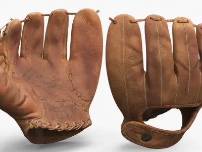  Rawlings Baseball Glove Leather Used 