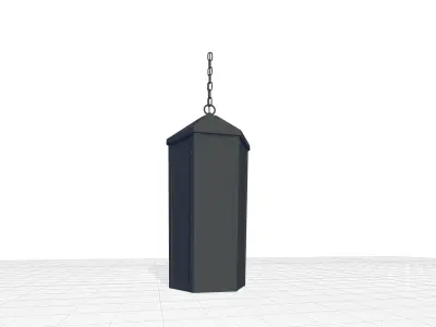 Ariyelle Outdoor Hanging Lantern - 2 Colour 3D model