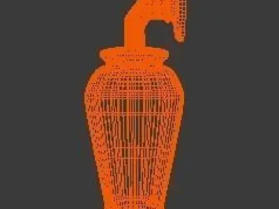 Window Handle Marble  3D model