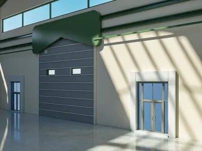 Warehouse 4 interior model 3D model