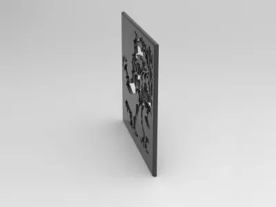 DEAR WALL FILLER ART DECOR 3D print model