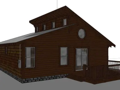Creative Design-Holiday Cabin-071 3D model