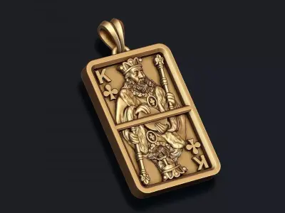 club king pendant light 3D print model