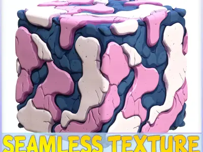 Stylized Ground Seamless Texture Texture 19
