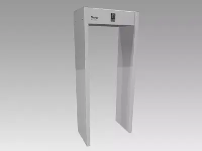 Multizone Door Frame Metal Detector  3D model