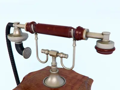 Telefone vintage telephone 3D model