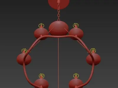 Choros Chandelier 3D model