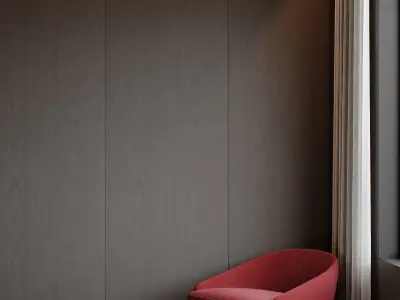 Bedroom interior scenes 3D model V10