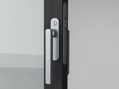 Collection Aluminium door x9 2 3D Model Pack