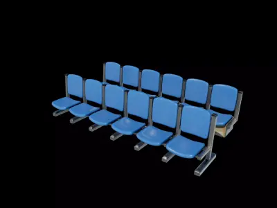 Premium Stadium Chairs  3D model