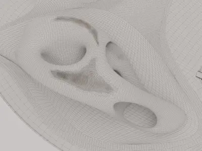 Futuristic building 36 3D model