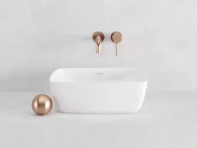 sink ARTIS Villeroy Boch 41x41x13cm 3D model