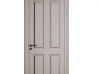 Entrance door set107 3D model
